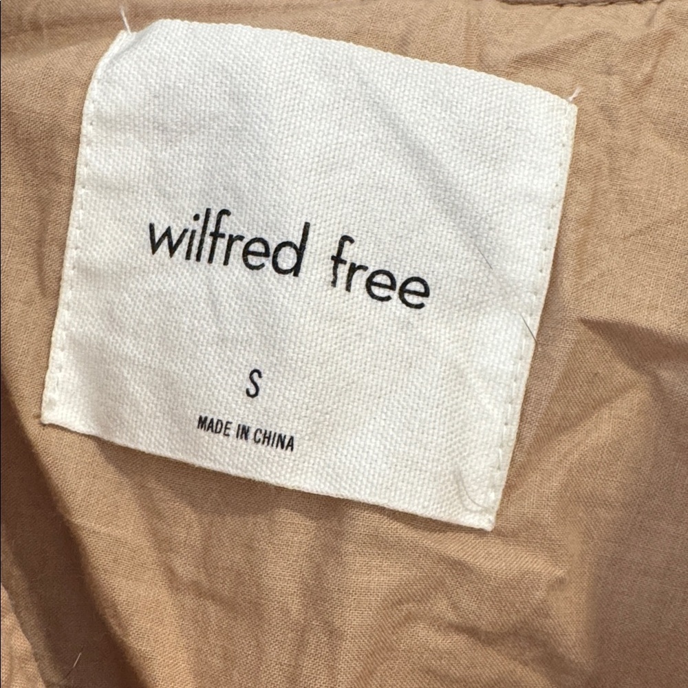 Aritzia Wilfred Free, Ganna Shirt Jacket, Tan, 100% Wool, Size Small - Picture 6 of 6